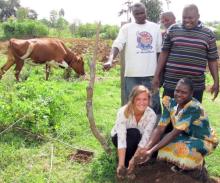 Gisele Bolton in Africa