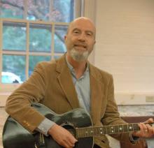 Doug Gwyn with his guitar