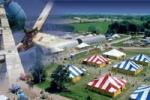 arial photo of the fair